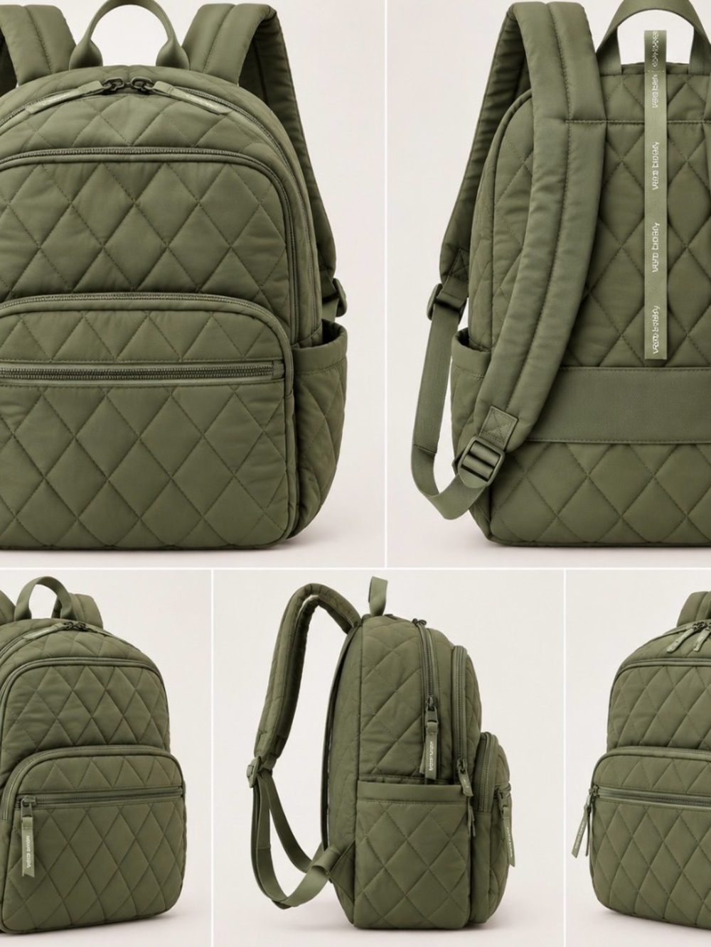Vera Bradley Large Bancroft Backpack
Bronze Green in Performance Twill